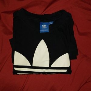 Adidas t shirt navy blue